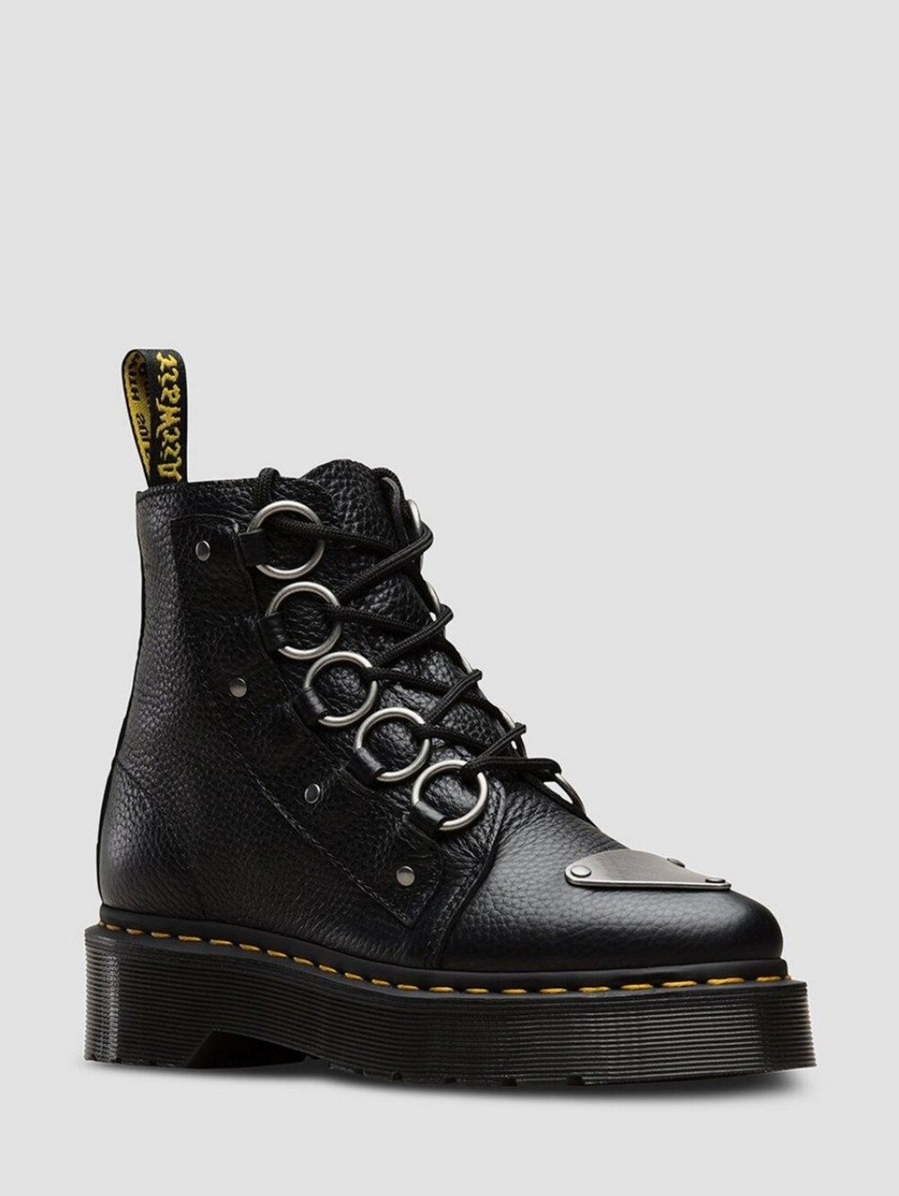 Dr. Martens Farylle Black Leather Boots